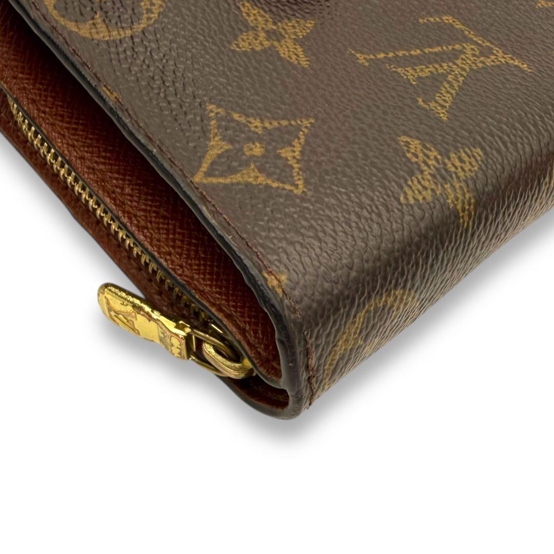 【美品】　ルイヴィトン モノグラム 折り財布 コンパクトジップ　コンパクト財布