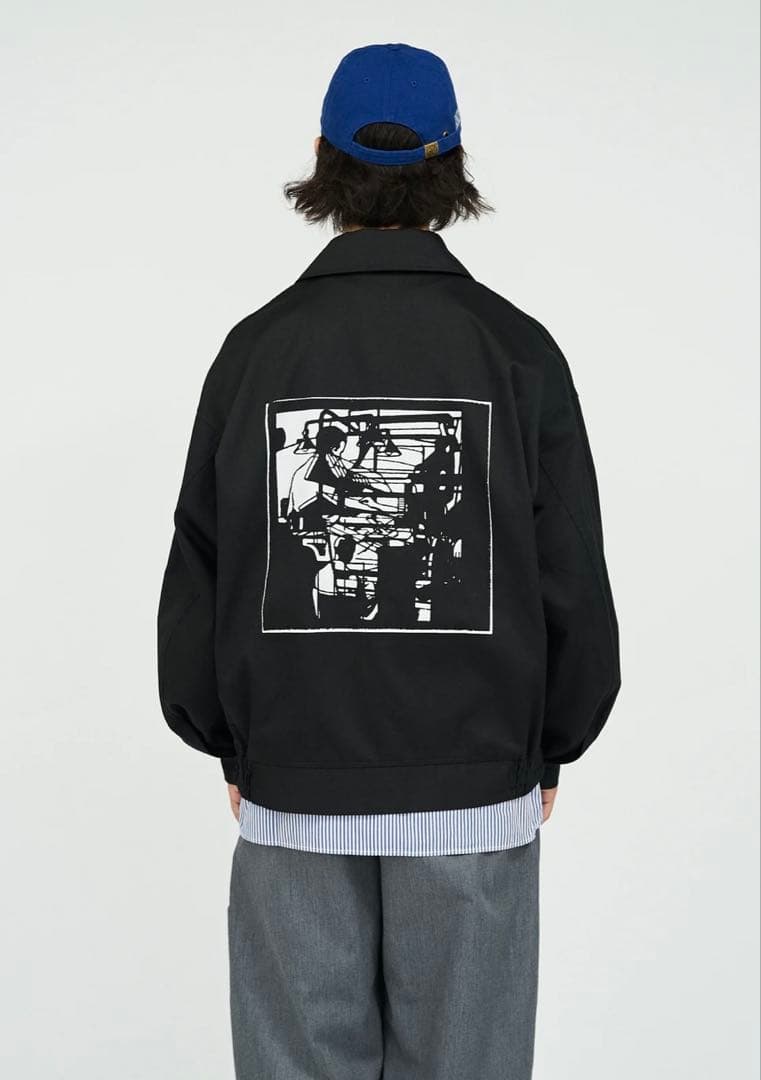 今期新作　AS×FS コーポレートブルゾン　黒