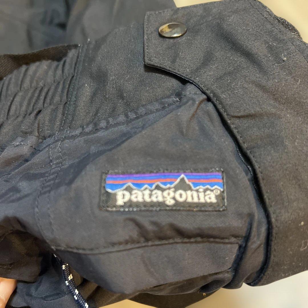 ☆patagonia パタゴニア 黒 サスペンダー付き スノーパンツ☆M 30