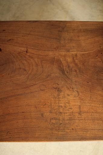 古い木製無垢材のテーブル　ちゃぶ台　座卓　古家具