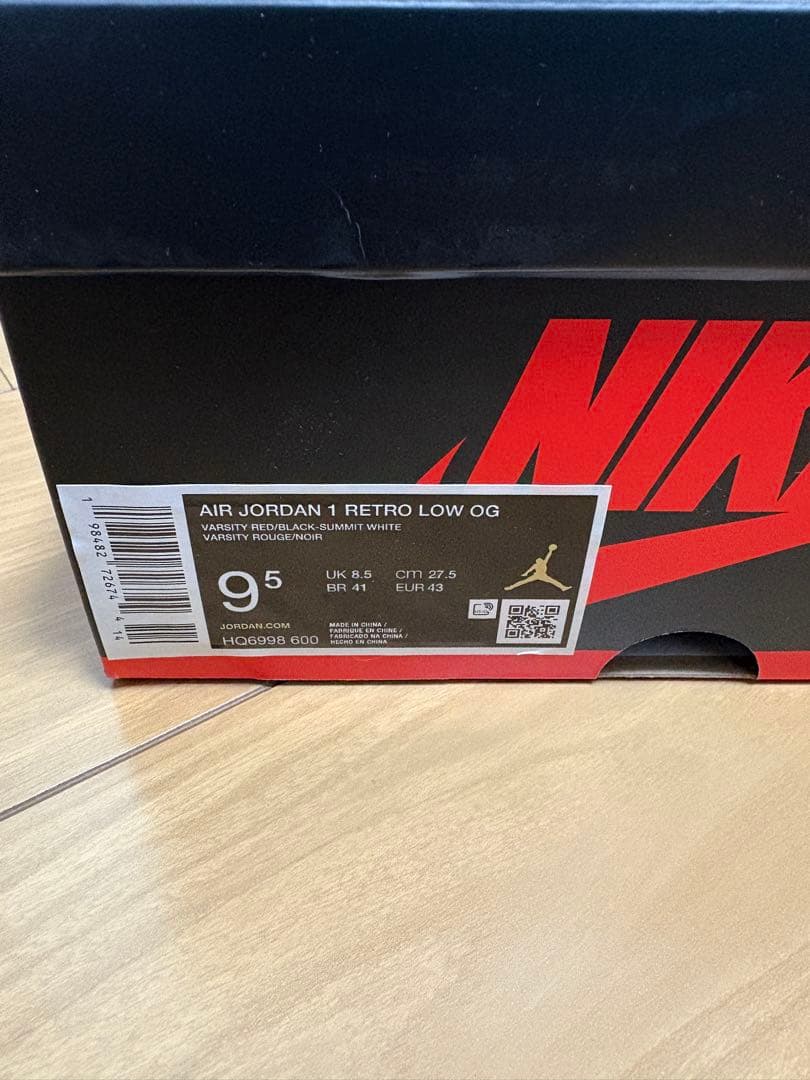 靴 Nike Air Jordan 1 Retro Low OG Chicago