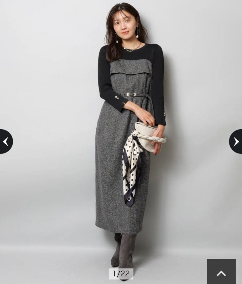 JUSGLITTY ペアドッキングワンピース