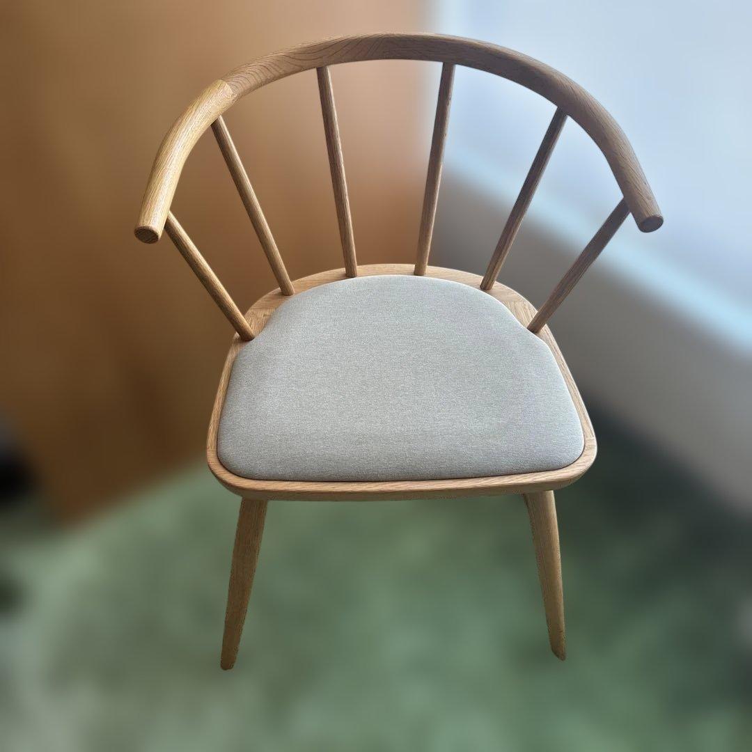 無印良品　オーク材　チェア　①