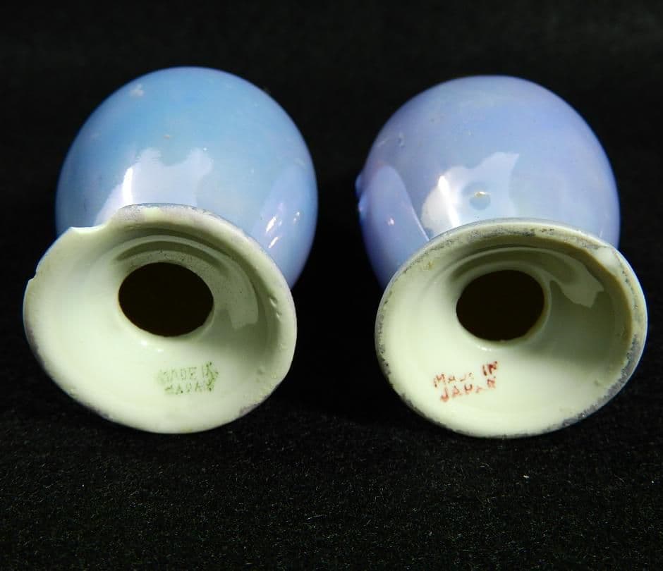 希少 オールドノリタケ ブルーラスター彩 コンディメントセット No.524