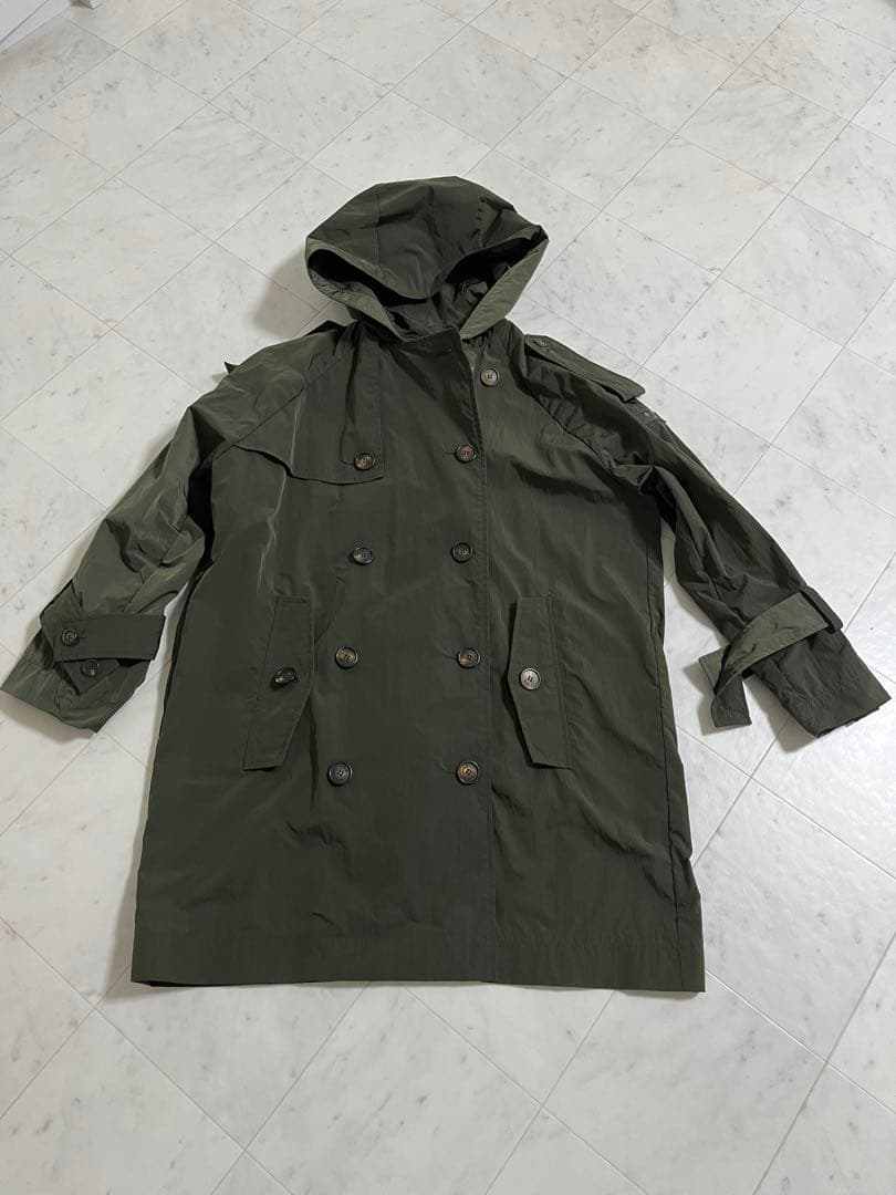 【新品】TATRAS ONATA スタンドカラーコート カーキ