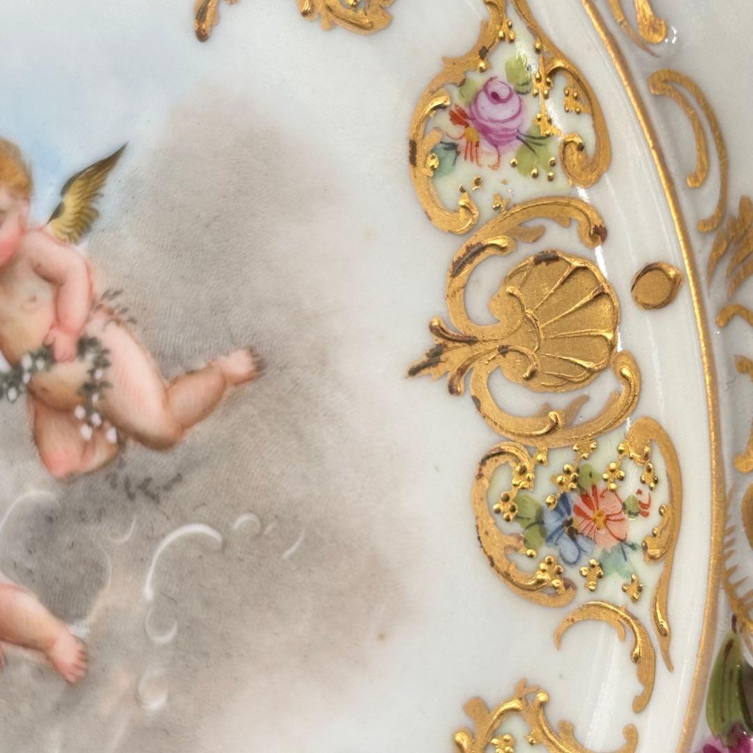 ドレスデン　カールティーメ工房　天使　コンポート