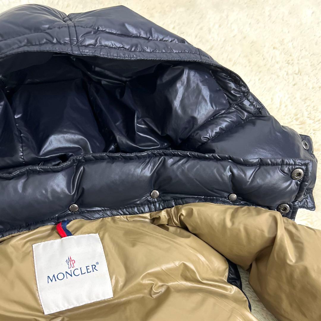 『美品』MONCLER モンクレール ビックロゴ ダウンベスト Sサイズ相当