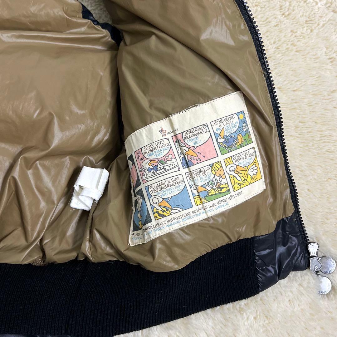 『美品』MONCLER モンクレール ビックロゴ ダウンベスト Sサイズ相当