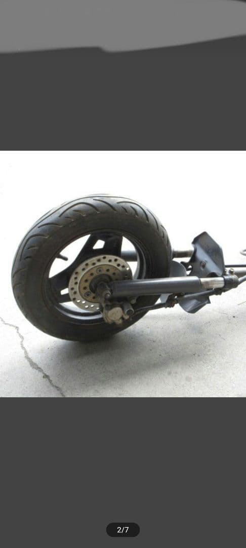 DIO ZX フレームとフロントホイールセット