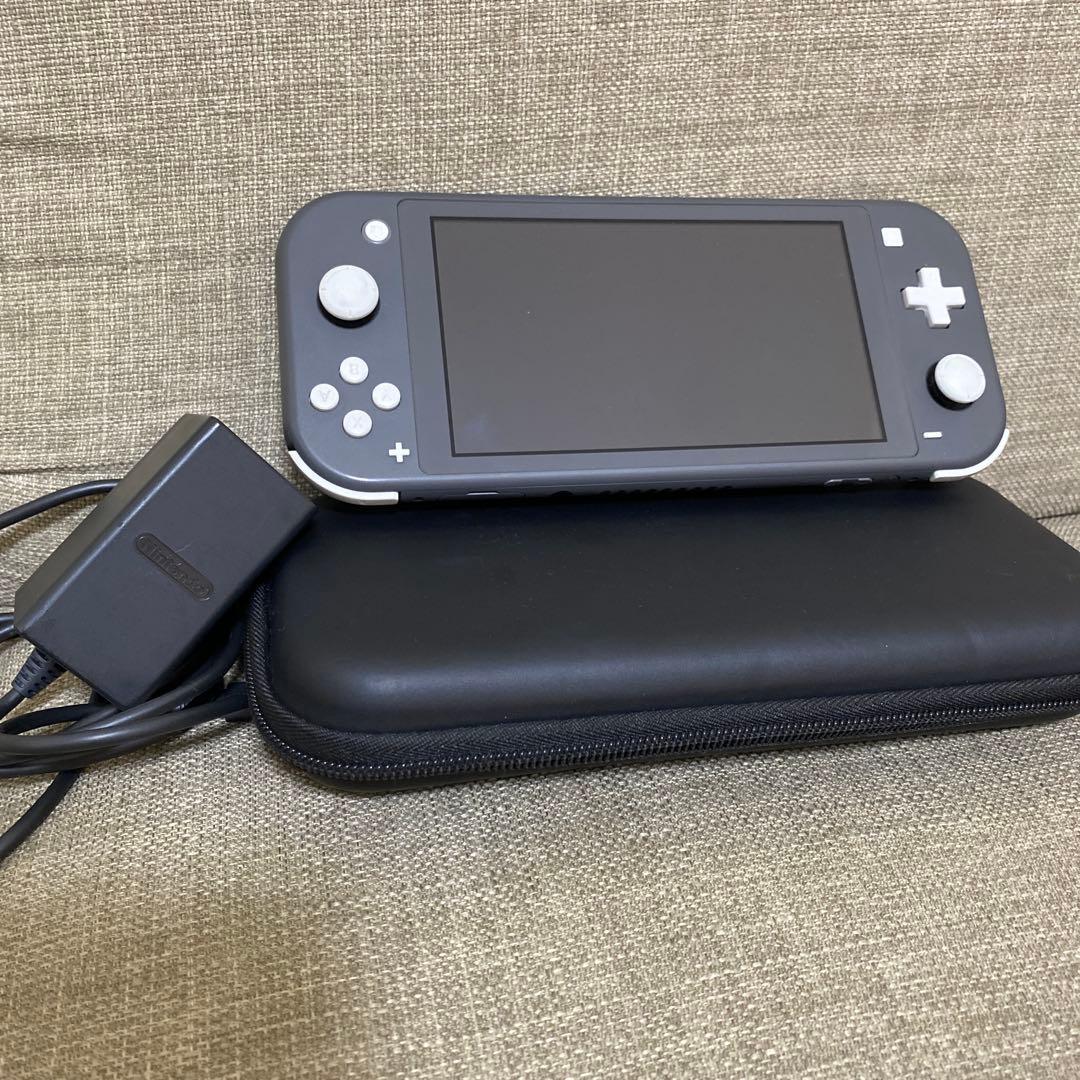 Nintendo Switch Lite グレー 本体 充電器 ケース付き