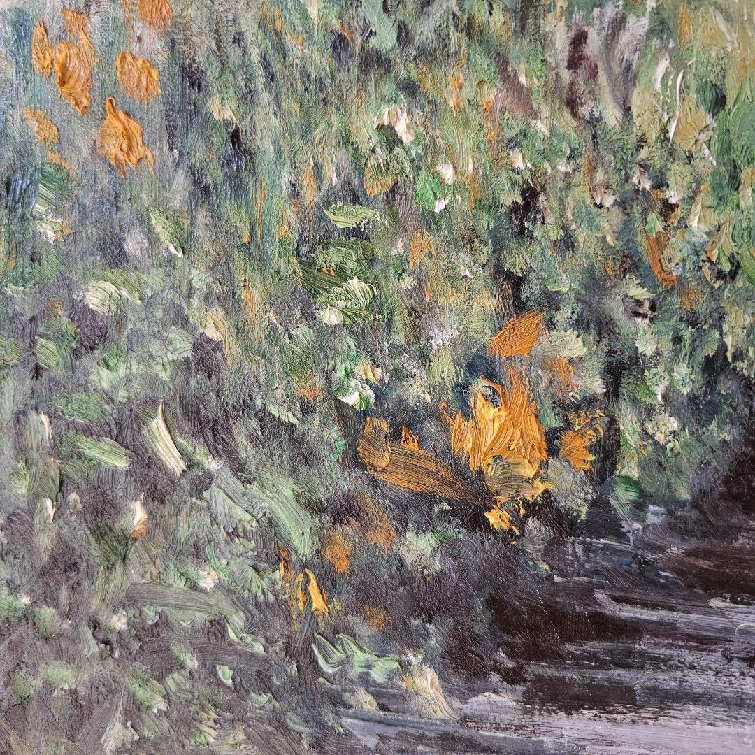 アート　油絵　【道】 P 10号