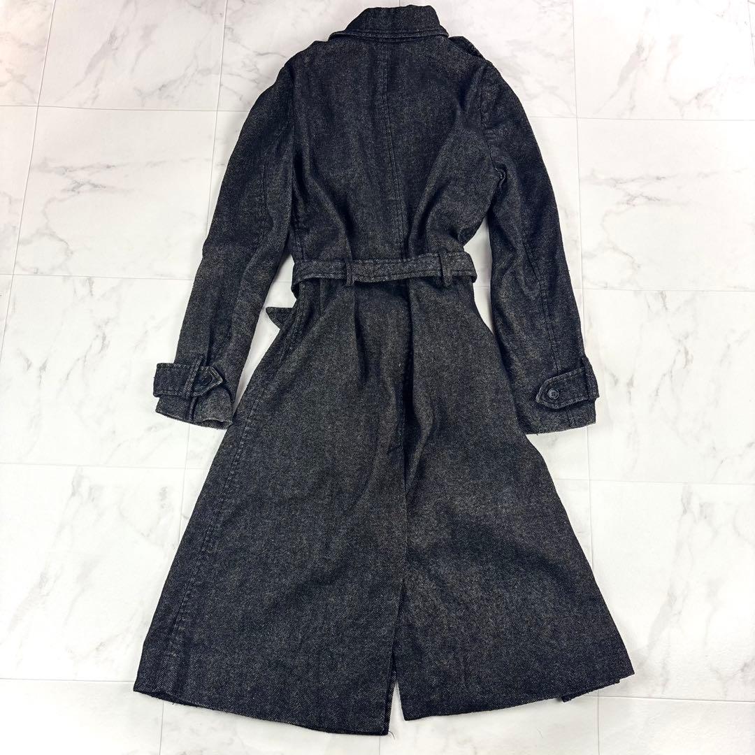 ISABEL MARANT ETOILE ロングコート　ヘリンボーン　麻　毛　S