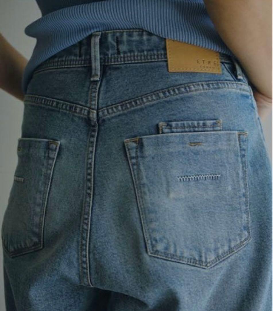 【完売品】YANUKｘETRÉ TOKYO ペグトップデニム 25 LBL