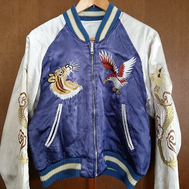 リバーシブル スカジャン ミツワZIP