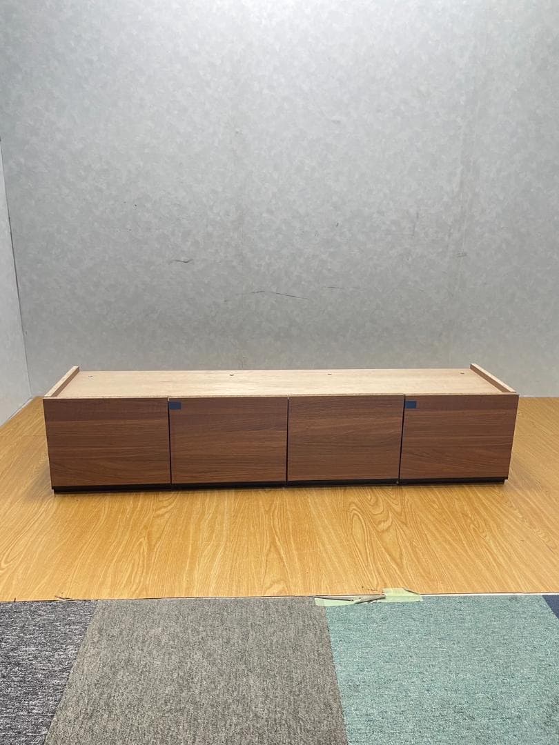 K♢151 パモウナ 食器棚 EC-VL140U 上置ロータイプ 未使用訳あり品