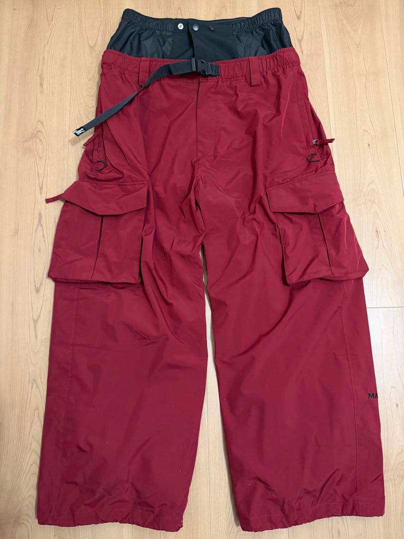 siki Mahf マーフ　上下セット ワインレッド XXL