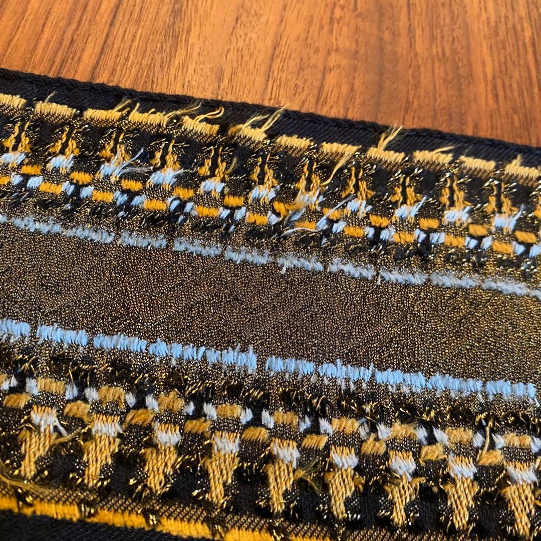 ETRO エトロ 刺繍入り 大判 ストール 花モチーフ イタリア製