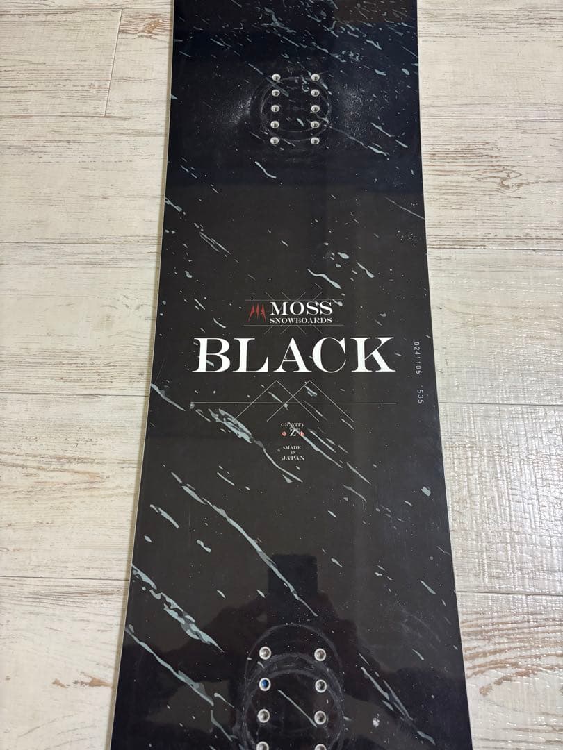 スノーボード 24-25 moss BLACK 153.5cm