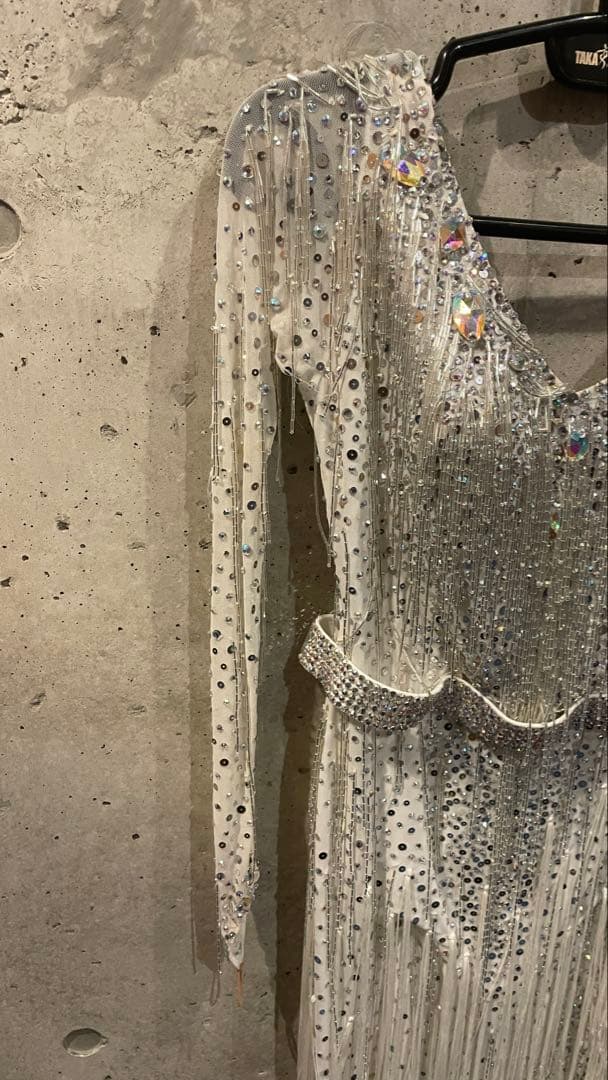 TAKADANCE タカダンス 白ラテンドレス 衣装