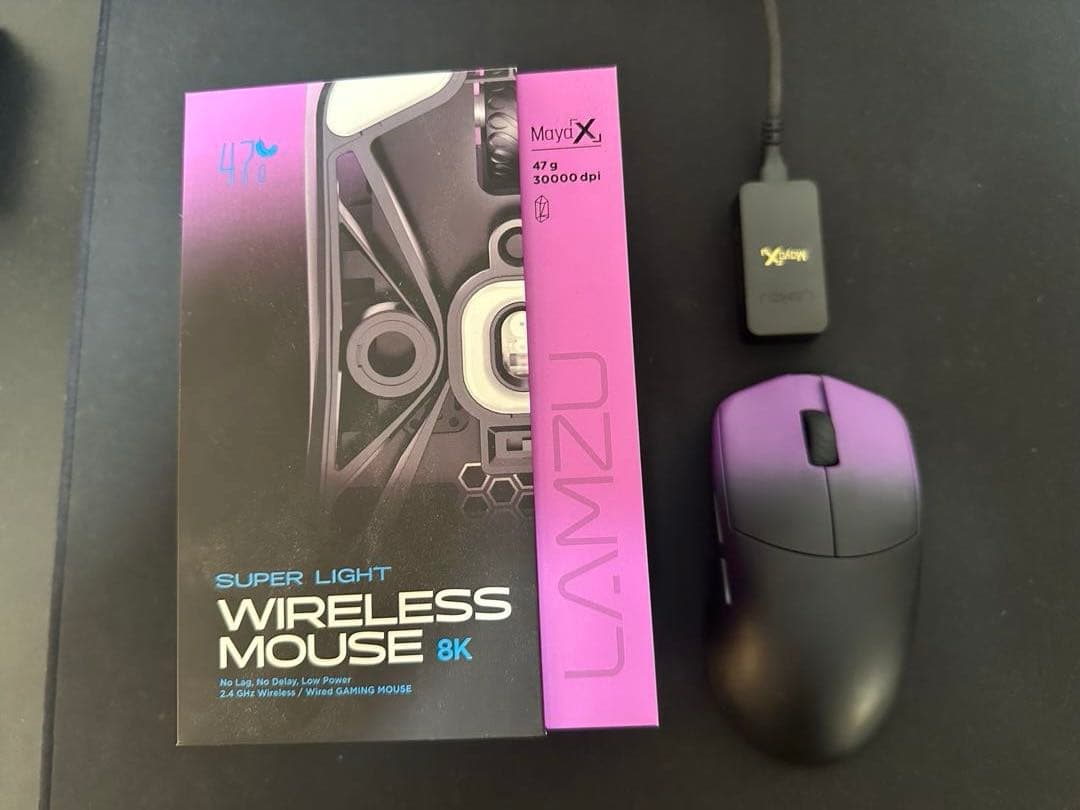 マウス・トラックボール Lamzu MAYA X purple shadow