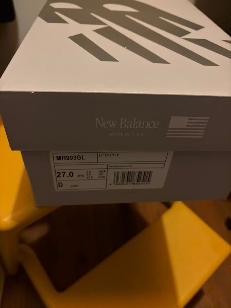 New Balance MR993 GL 27cm グレー