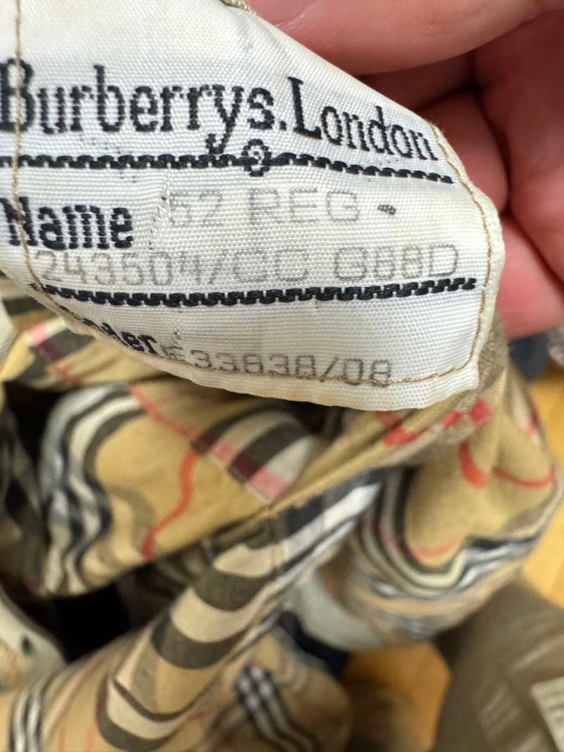 80s Burberrys ダブルネーム デンマーク限定