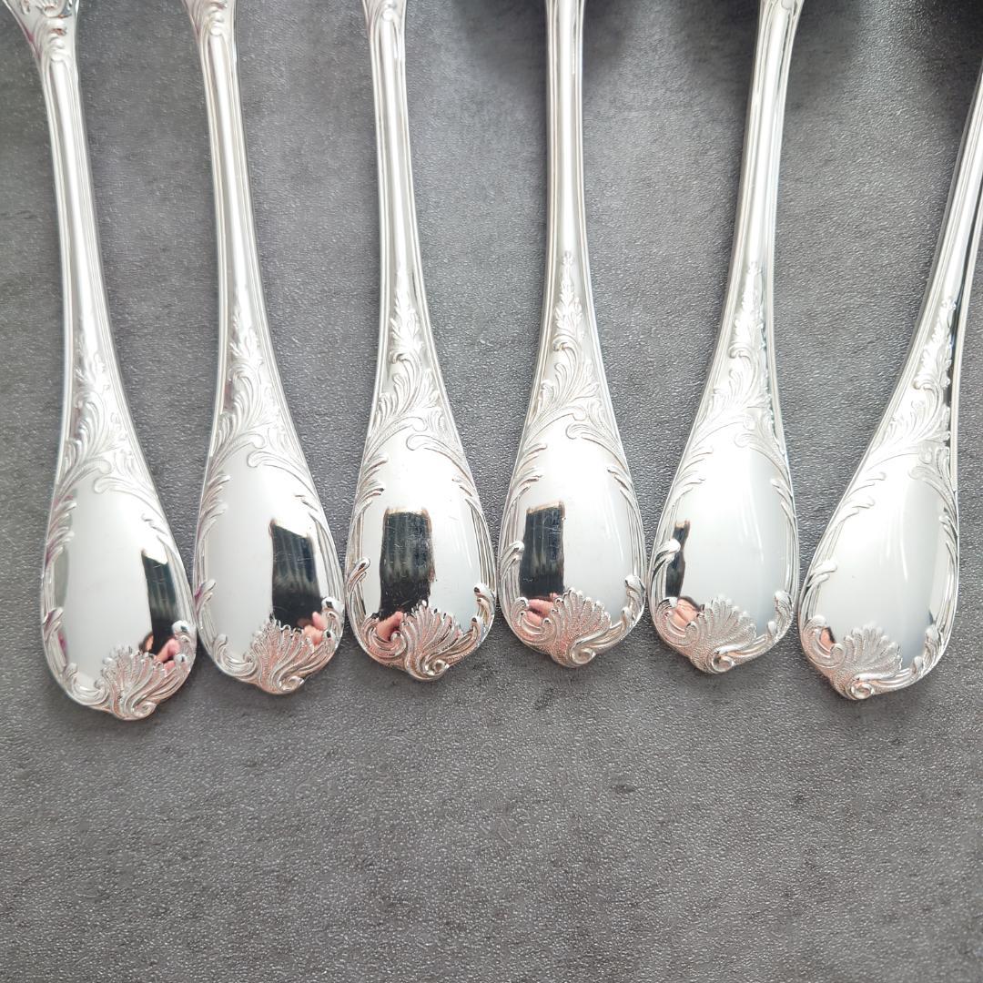 希少 美品 クリストフル マルリー スタンダード フォーク スプーン 6点