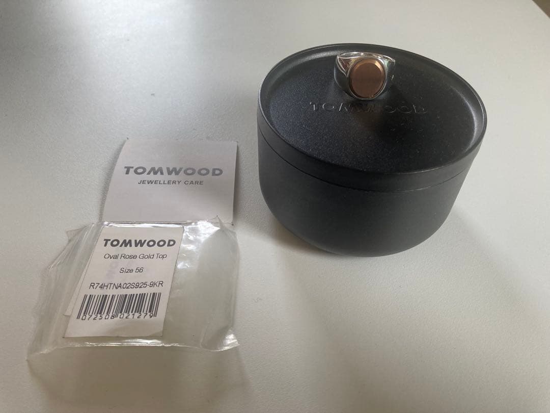 tomwood Oval Rose Gold Top 9K 9金 リング