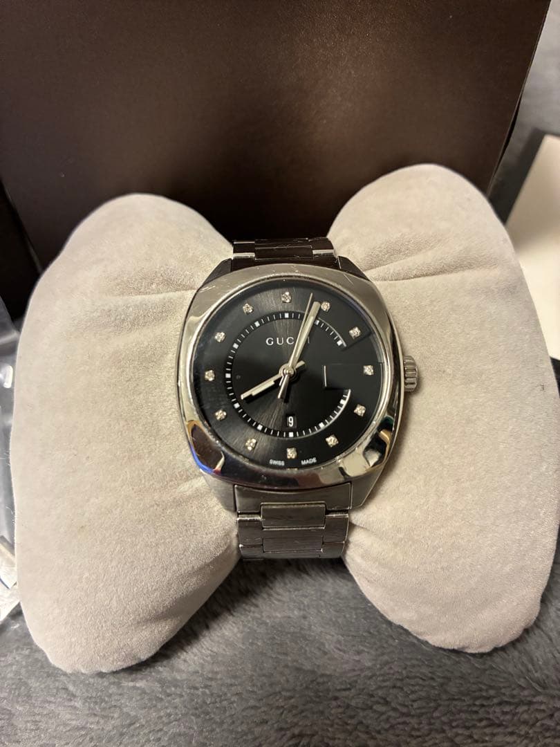GUCCI クォーツ腕時計 ステンレス　GG2570 YA142404 ダイヤ