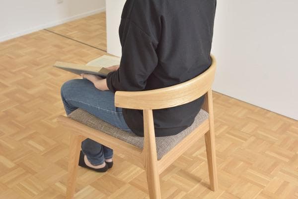 ロボット掃除機対応♪ ダイニングチェア 浮く ブラウン HOC-541 N01