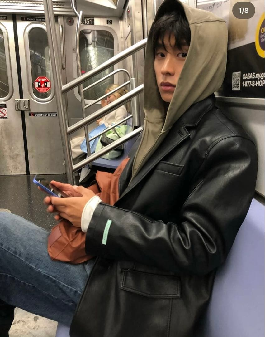 Jennie ジェニ着用 | instantfunk レザージャケット