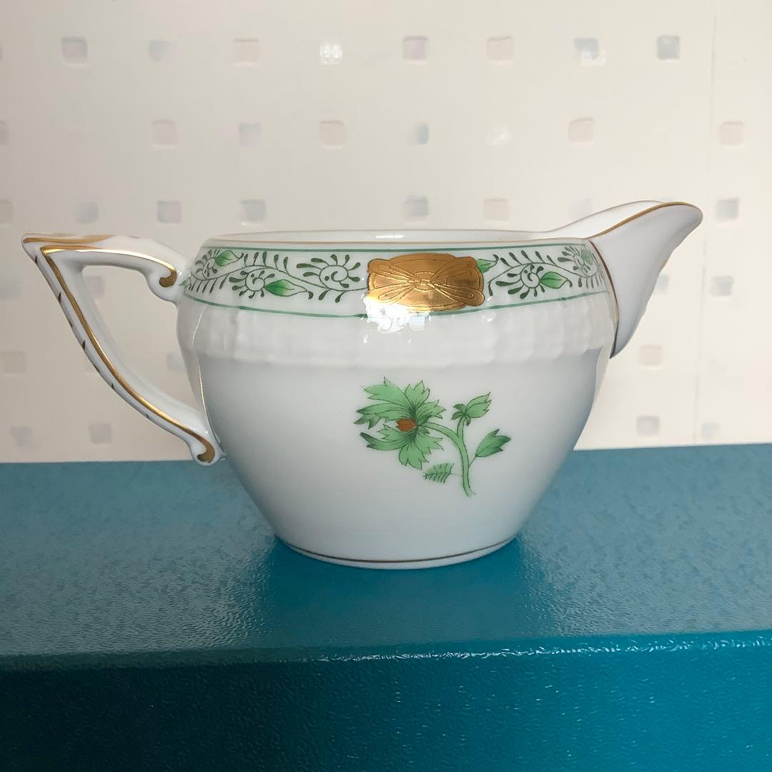 和泉商店さま専用4/25 ヘレンド[清の花籠]シュガーポット/クリーマーセット