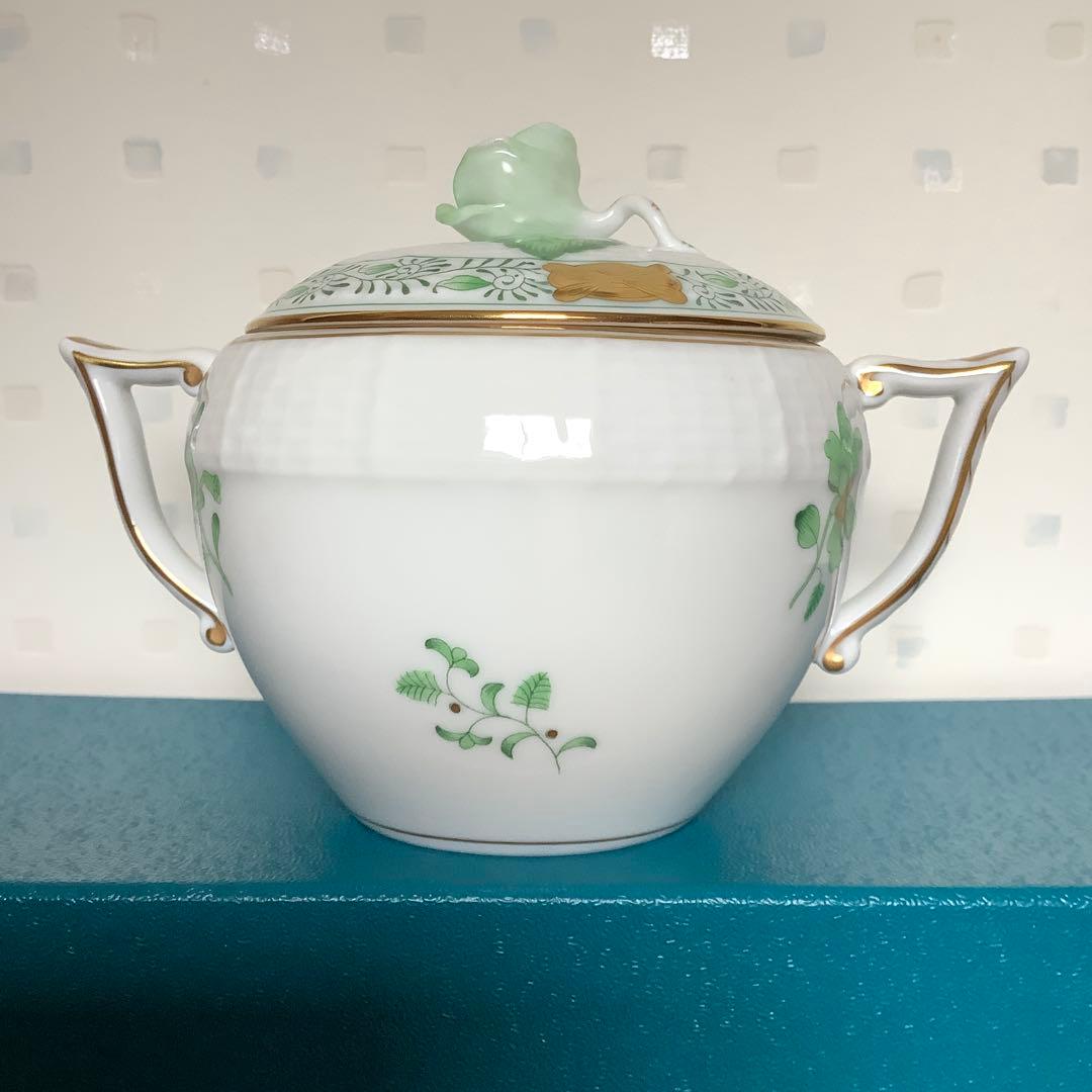 和泉商店さま専用4/25 ヘレンド[清の花籠]シュガーポット/クリーマーセット