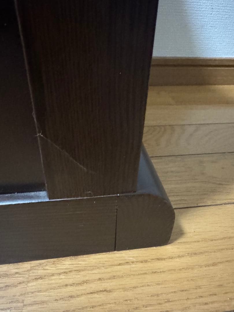 フランスベッド 天然木 ナイトテーブル サイドテーブル 2段チェスト