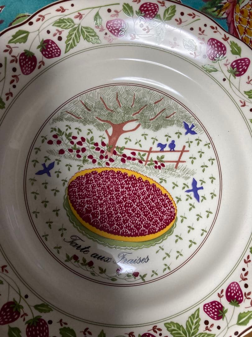 gien 廃盤デザート皿6枚