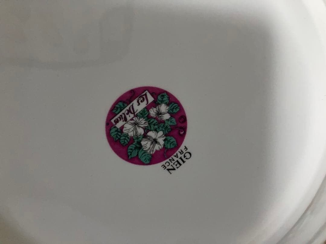 gien 廃盤デザート皿6枚