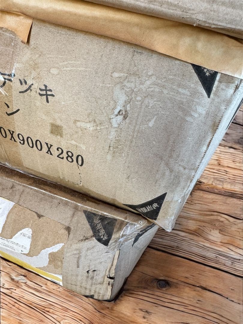 値下げ中★新品未使用★人工木ウッドデッキ12点セット1.25坪グッドライフウッド