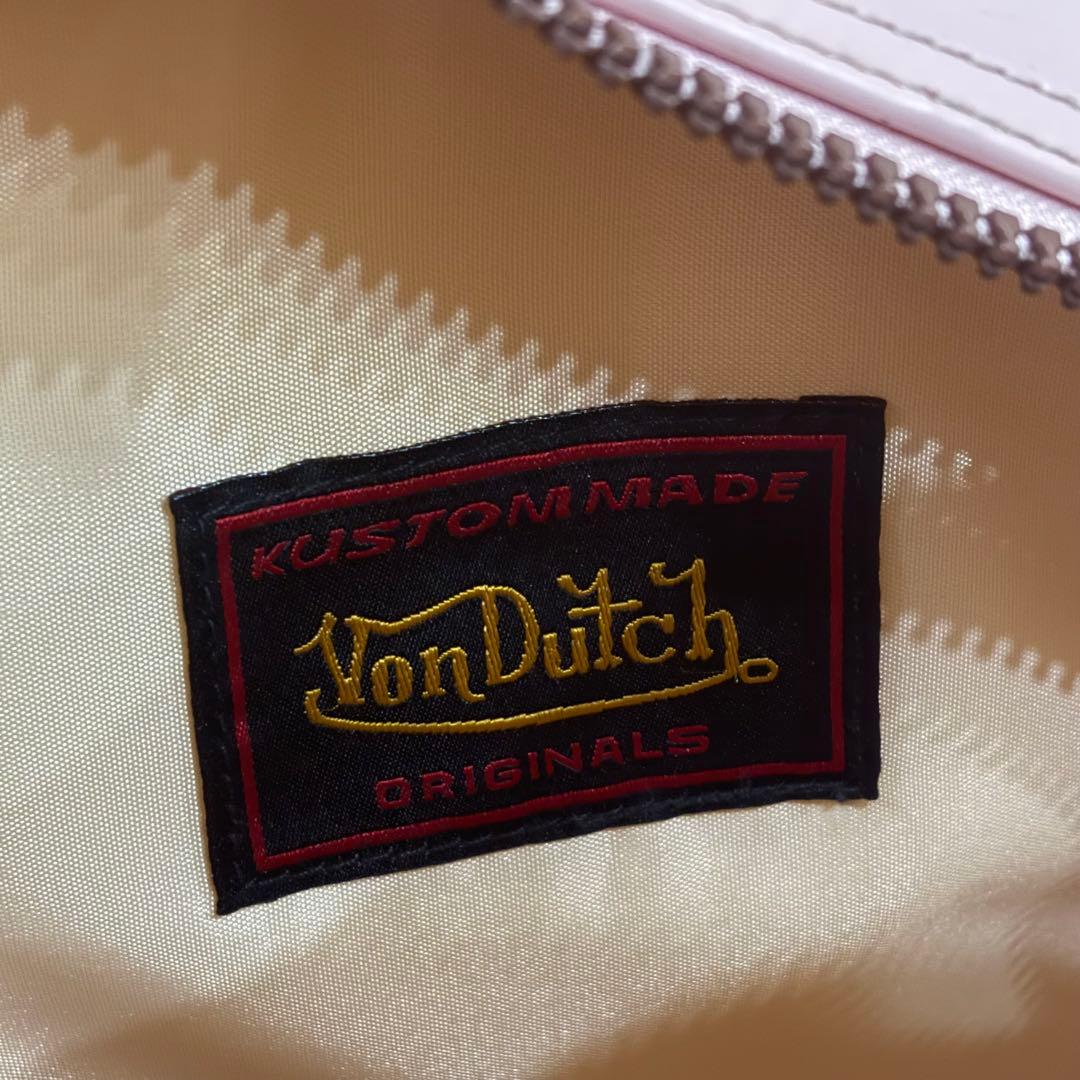 ☆ von dutch ☆ボンダッチ ボストンバッグ　ピンク　Y2K