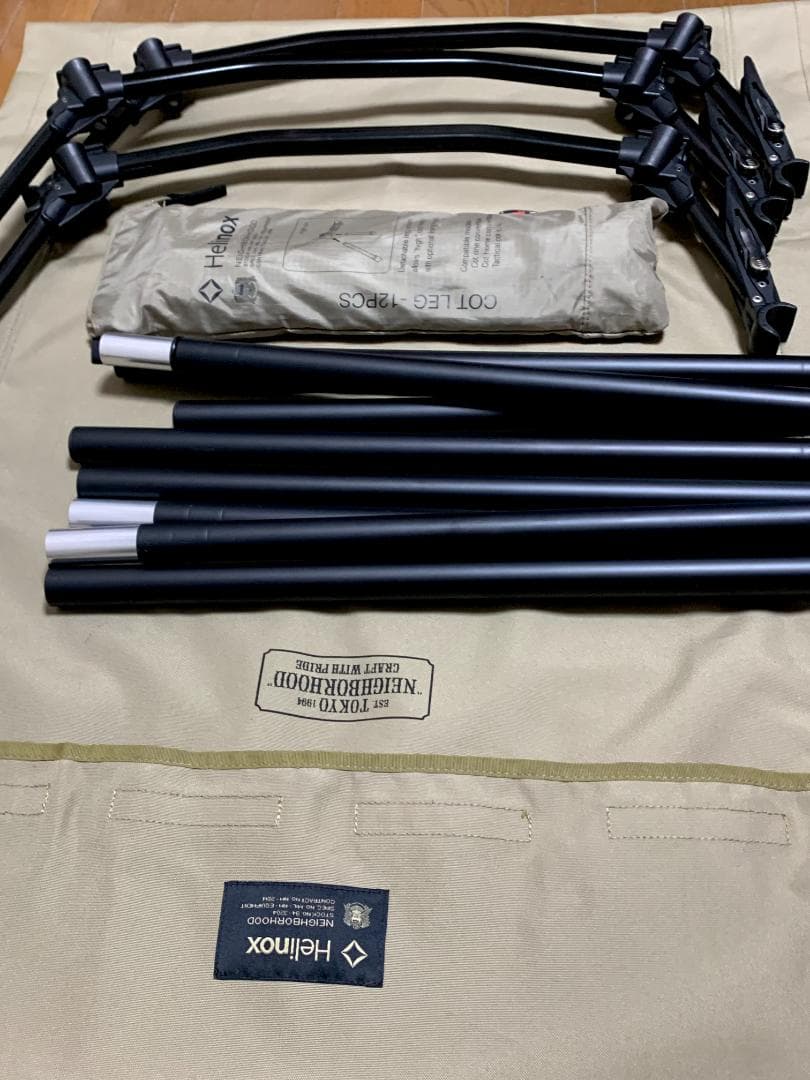 NEIGHBORHOOD×HELINOX コット高さ ハイロー 2way 仕様