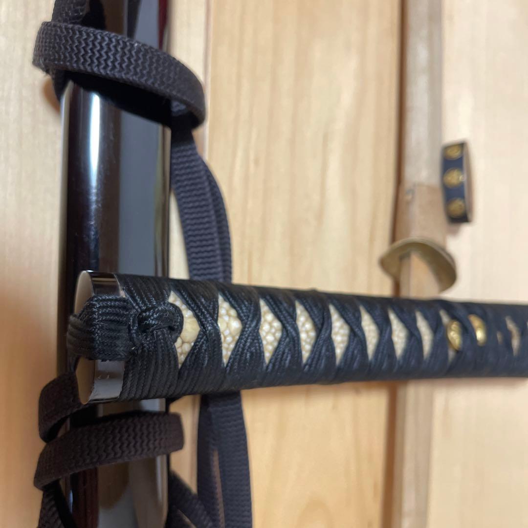 【GW期間特別価格】拵: 打刀拵　縁頭:葵紋　目貫葵紋　拵え