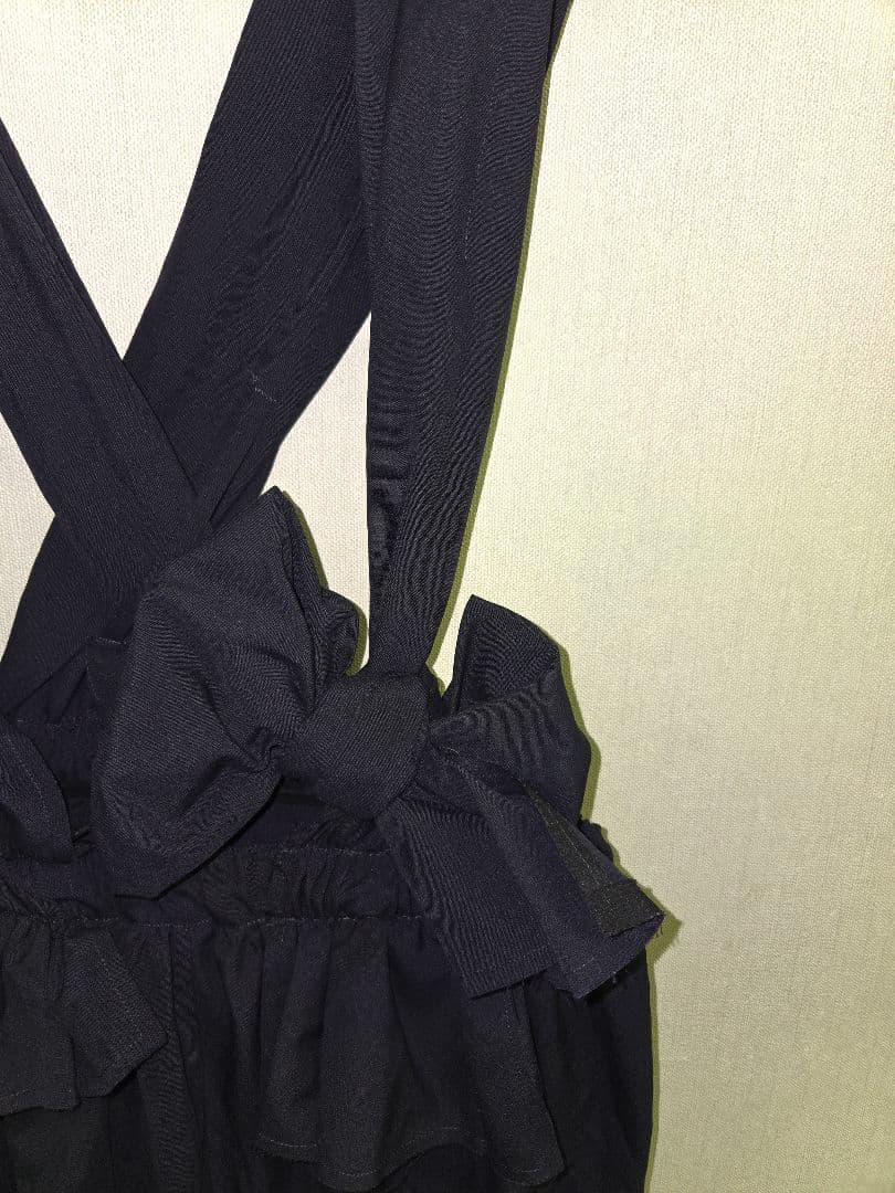 ★COMME des GARCONS★ギャルソン サロペットワイドパンツ リボン