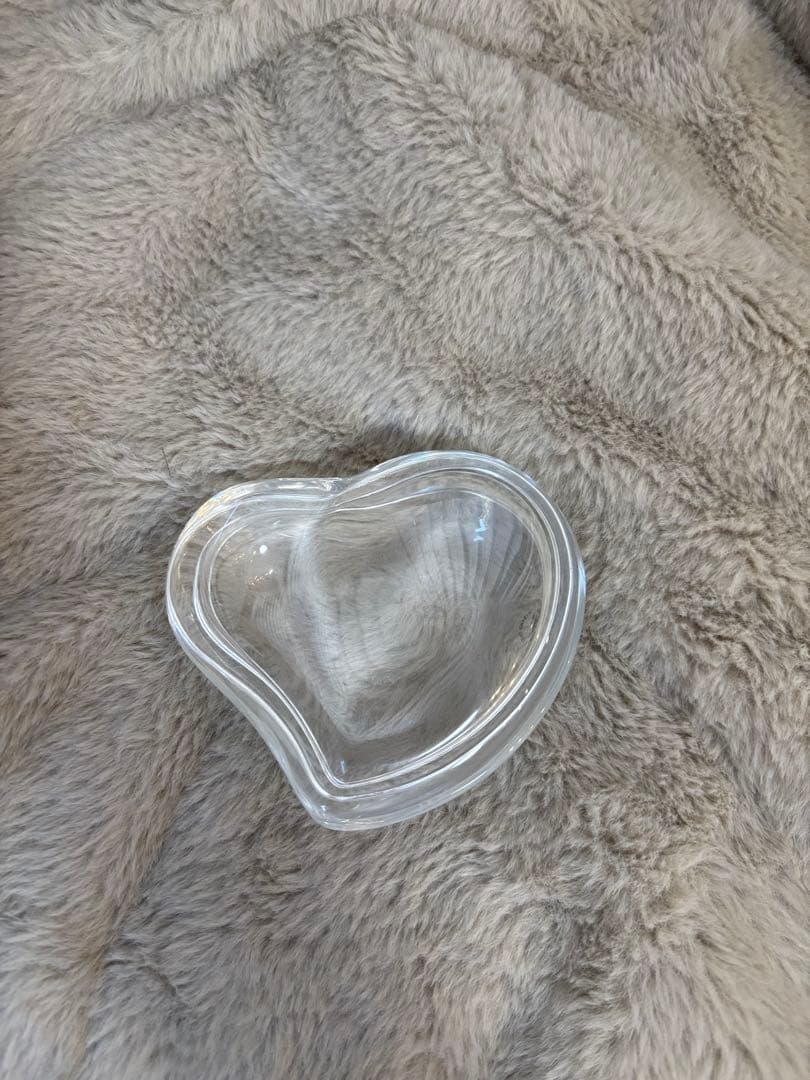 ティファニー　ハート型ガラス皿