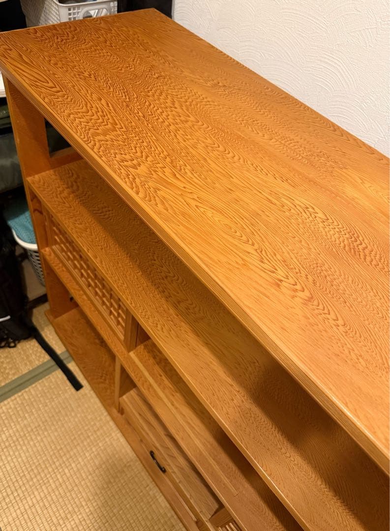 超美品⭐︎民芸飾棚 屋久杉 八重衣　九州大川産