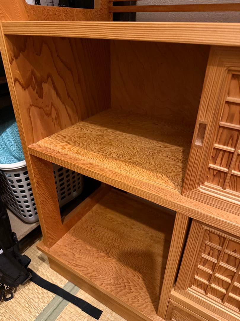 超美品⭐︎民芸飾棚 屋久杉 八重衣　九州大川産
