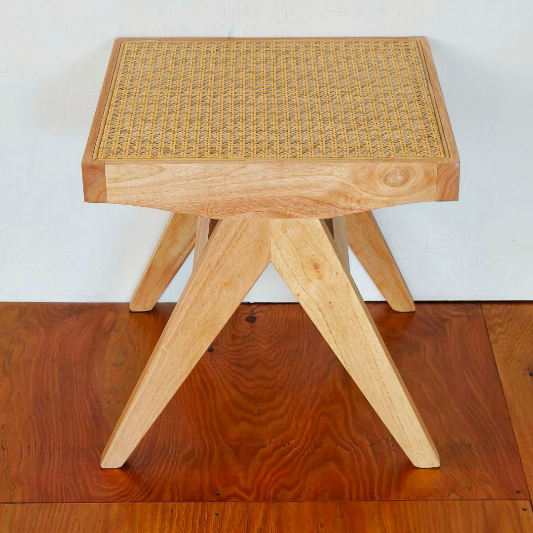 ピエールジャンヌレ　スツール　ベンチ　リプロダクト　ナチュラル　2