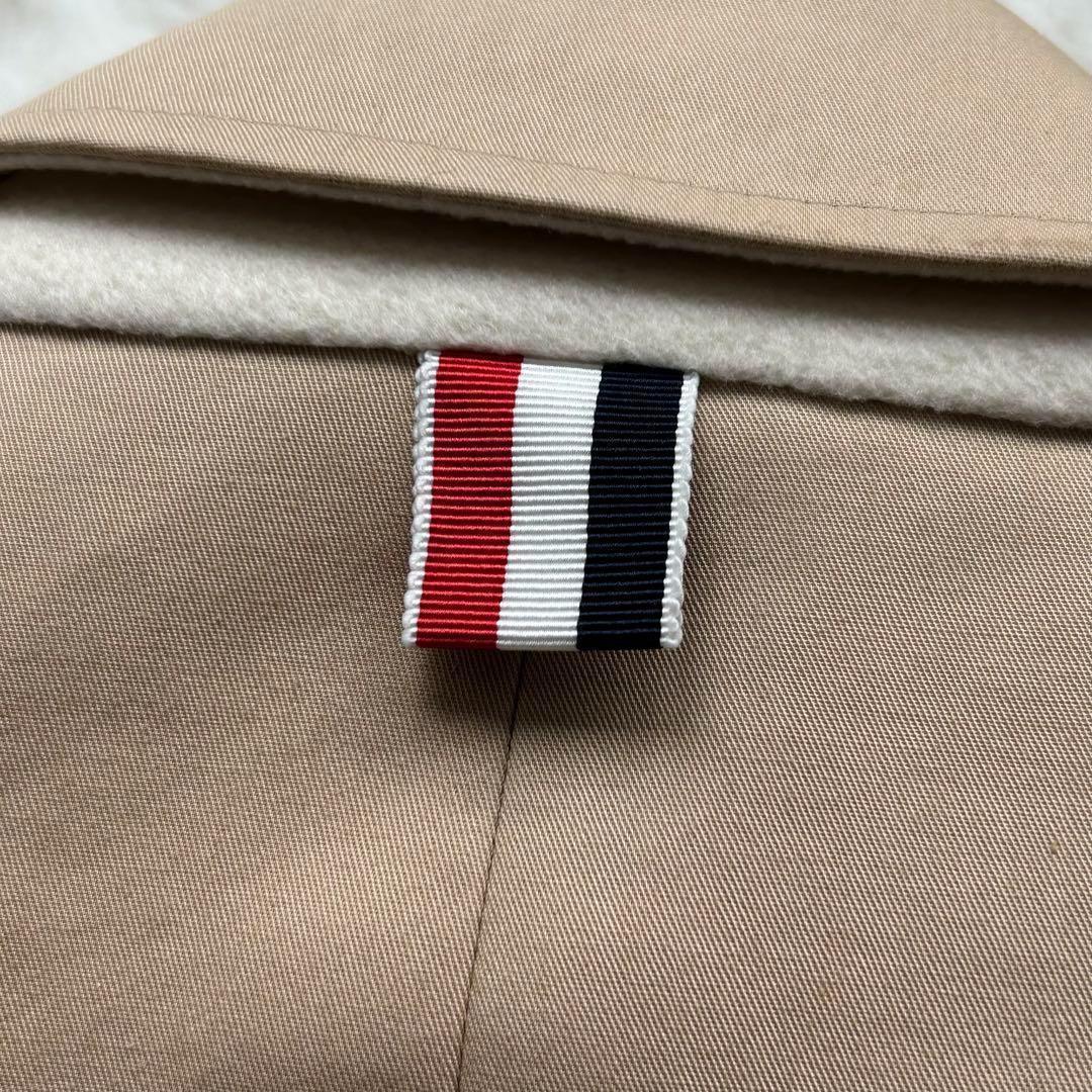 【美品】トムブラウン バルカラーコート トリコロール ベージュ S 定価34万