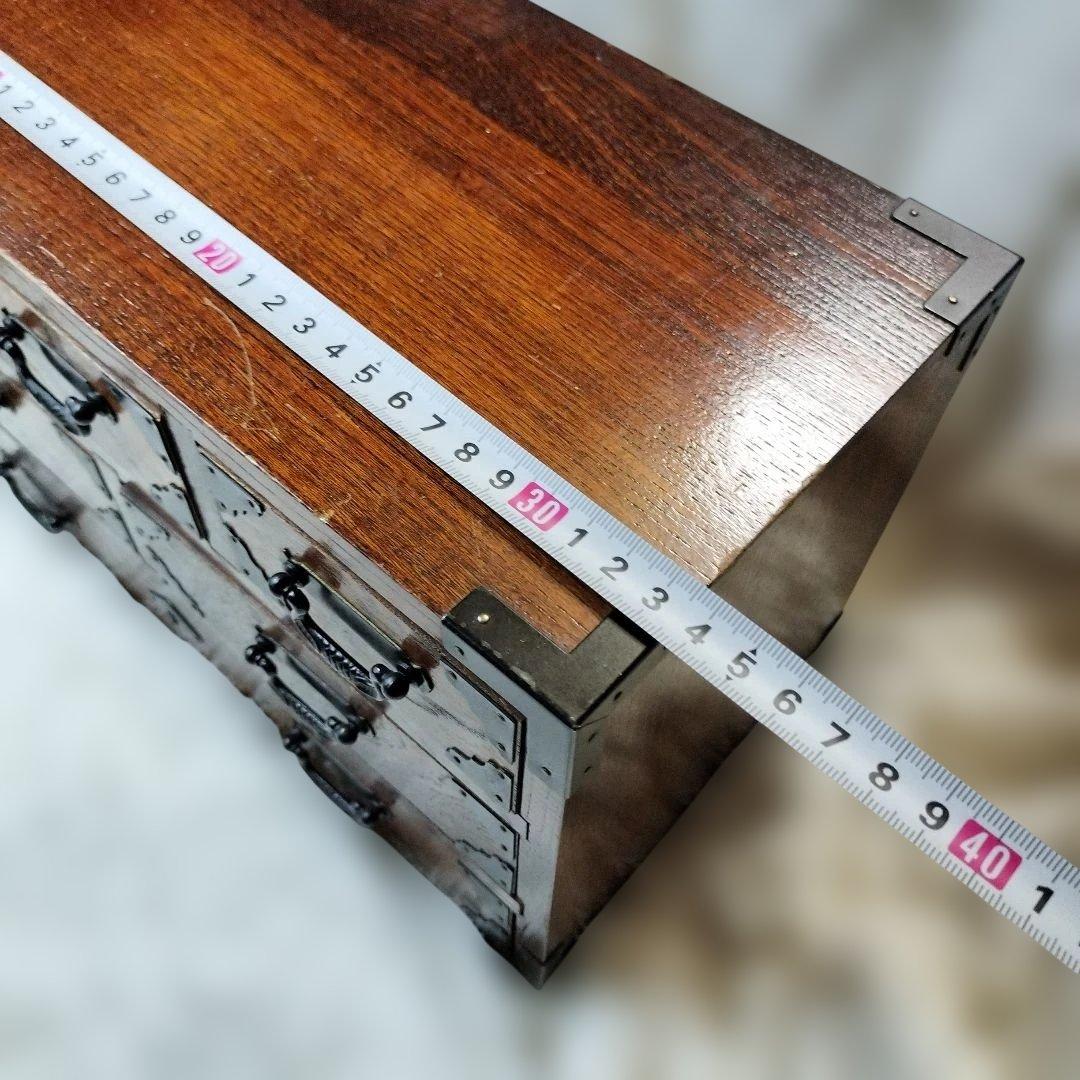 伝統的な日本の木製タンス 6引き出し 小物いれ即購入◎