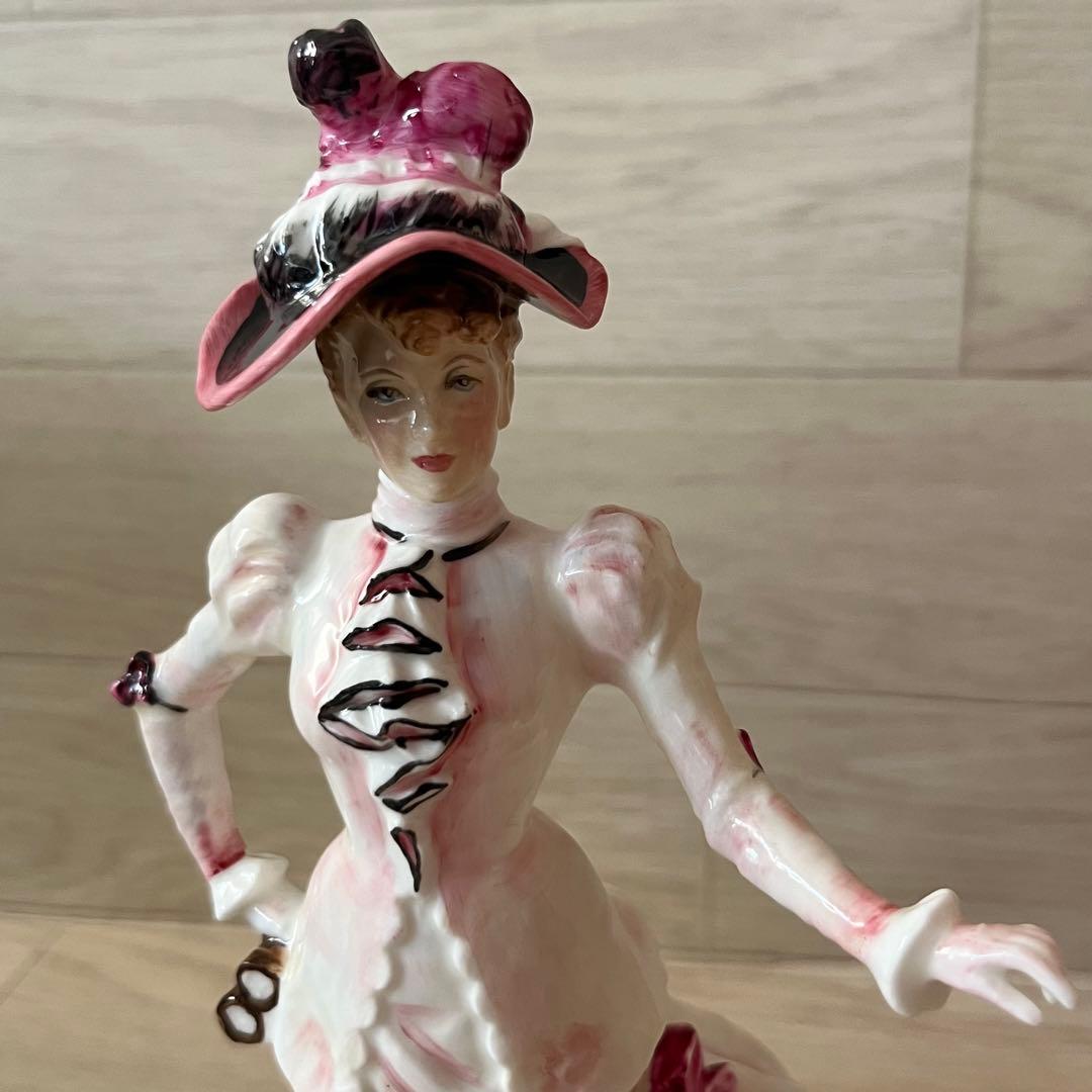 【激レア】美品 ロイヤルドルトン アスコット フィギュリン 人形 置物 高級 女
