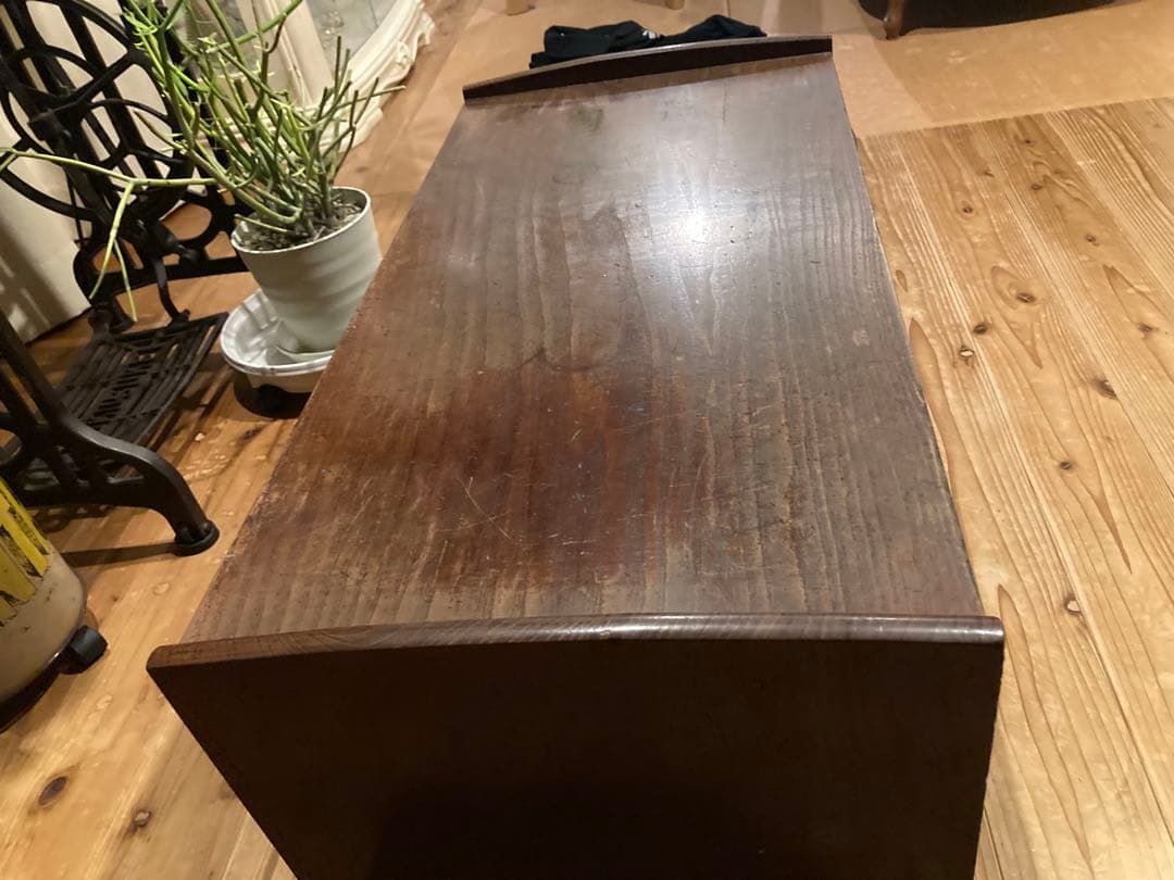 昭和レトロ　木製文机　ローテーブル　17