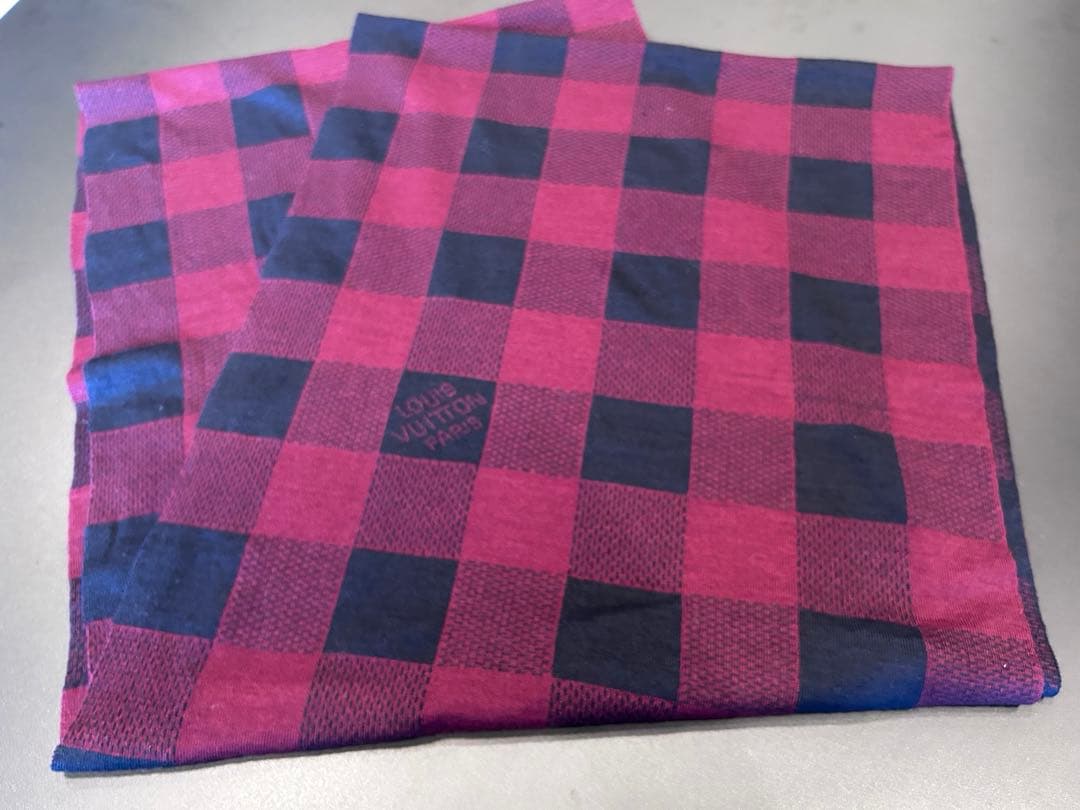 ルイヴィトン エシャルプ ループ マサイ スヌード ダミエ マフラー ストール